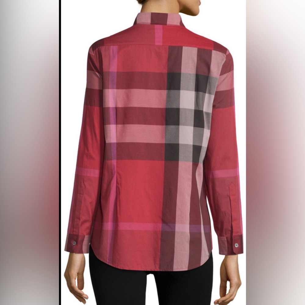 Burberry Classic Check Button-Down Shirt | Like New | Size S - Picture 8 of 9